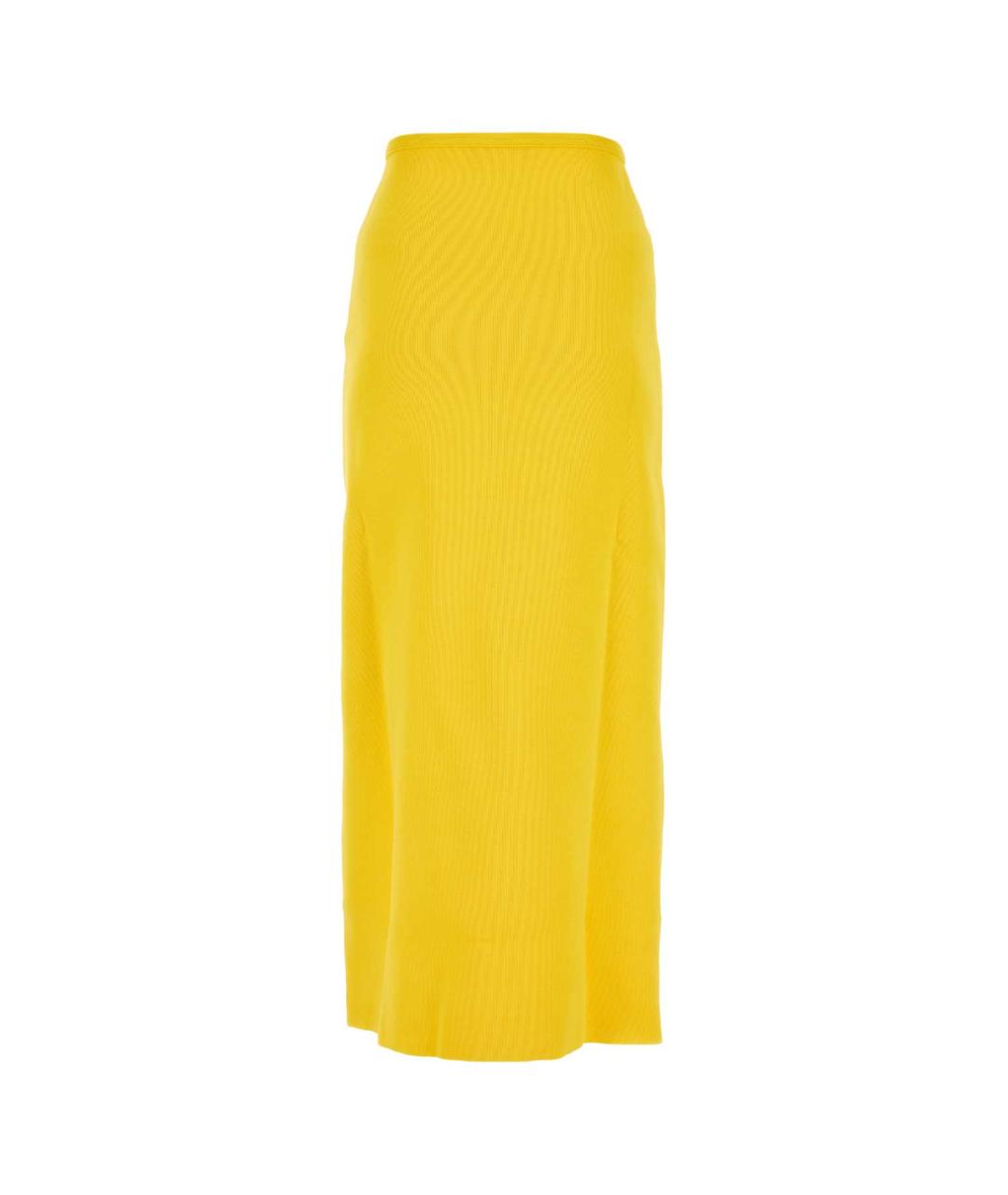 JIL SANDER Желтая юбка макси, фото 2