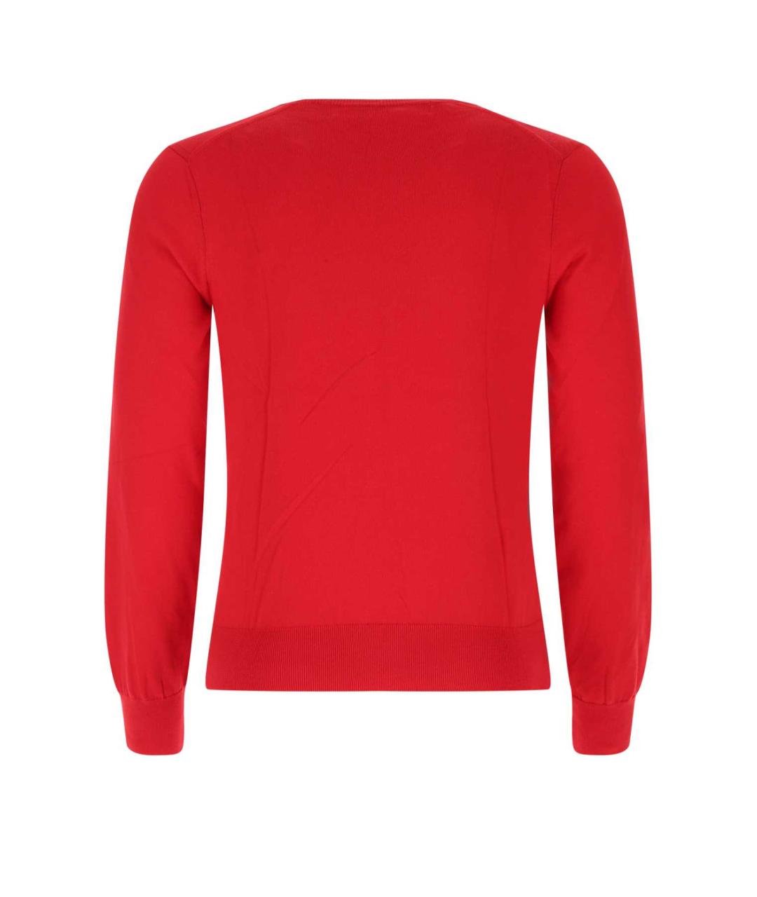 COMME DES GARÇONS PLAY Красный хлопковый джемпер / свитер, фото 2
