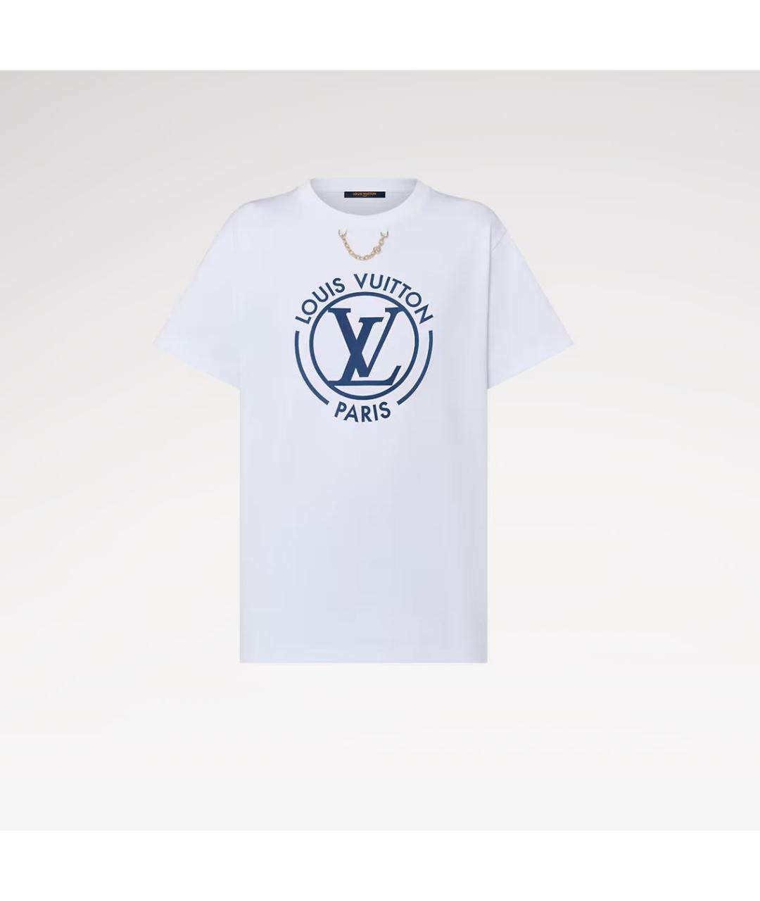 LOUIS VUITTON PRE-OWNED Белая футболка, фото 2