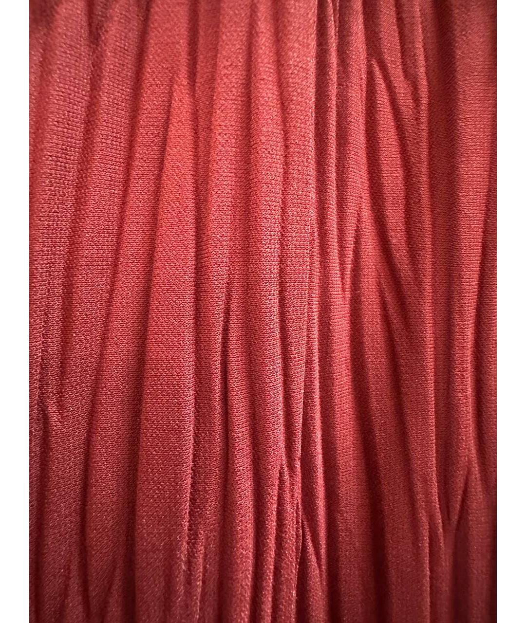 MAX MARA Бордовая полиэстеровая блузы, фото 3