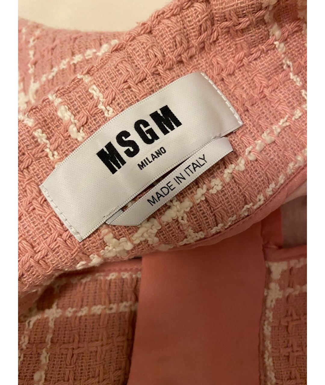 MSGM Розовые хлопковые шорты, фото 5