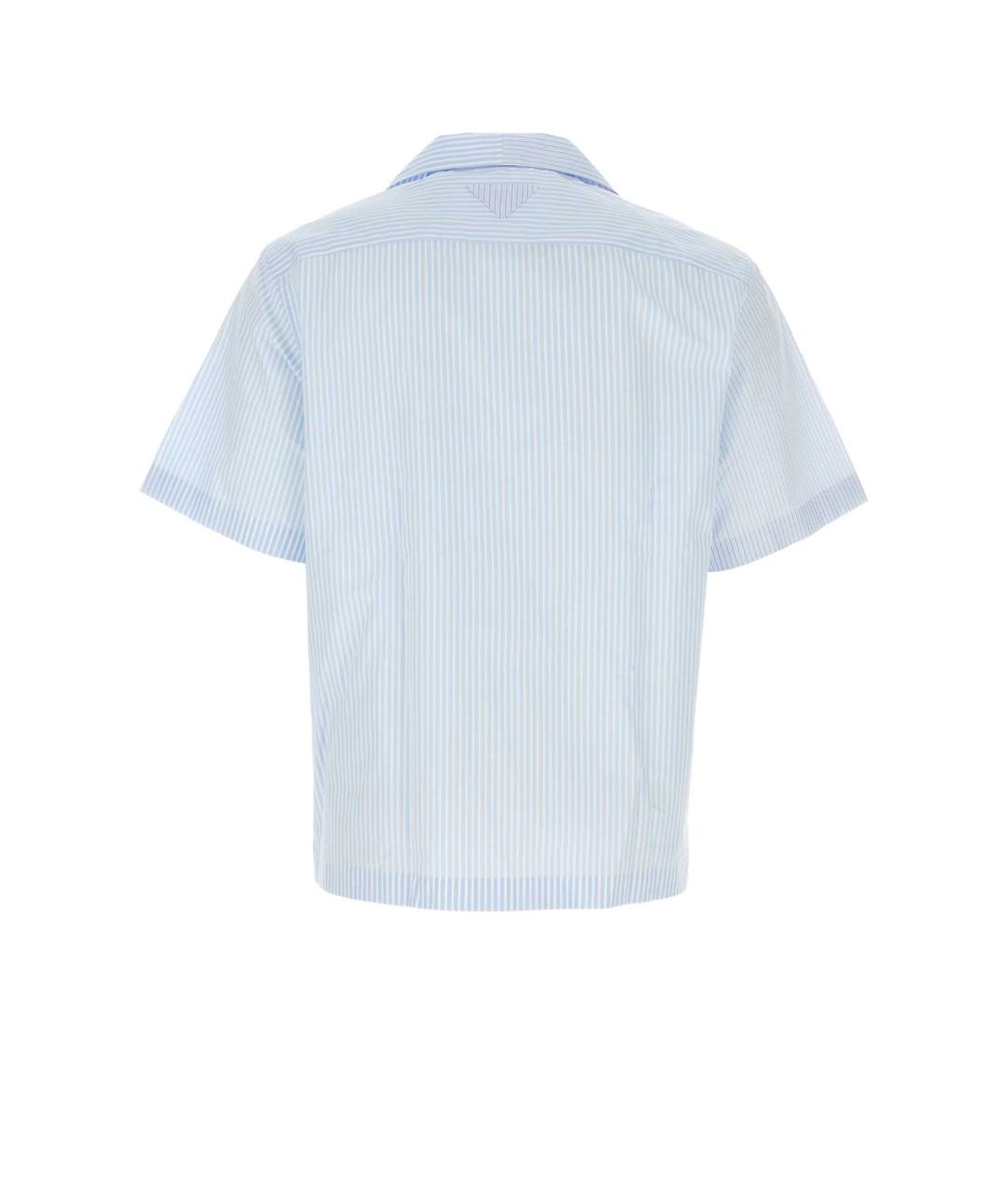 PRADA Голубая хлопковая кэжуал рубашка, фото 2