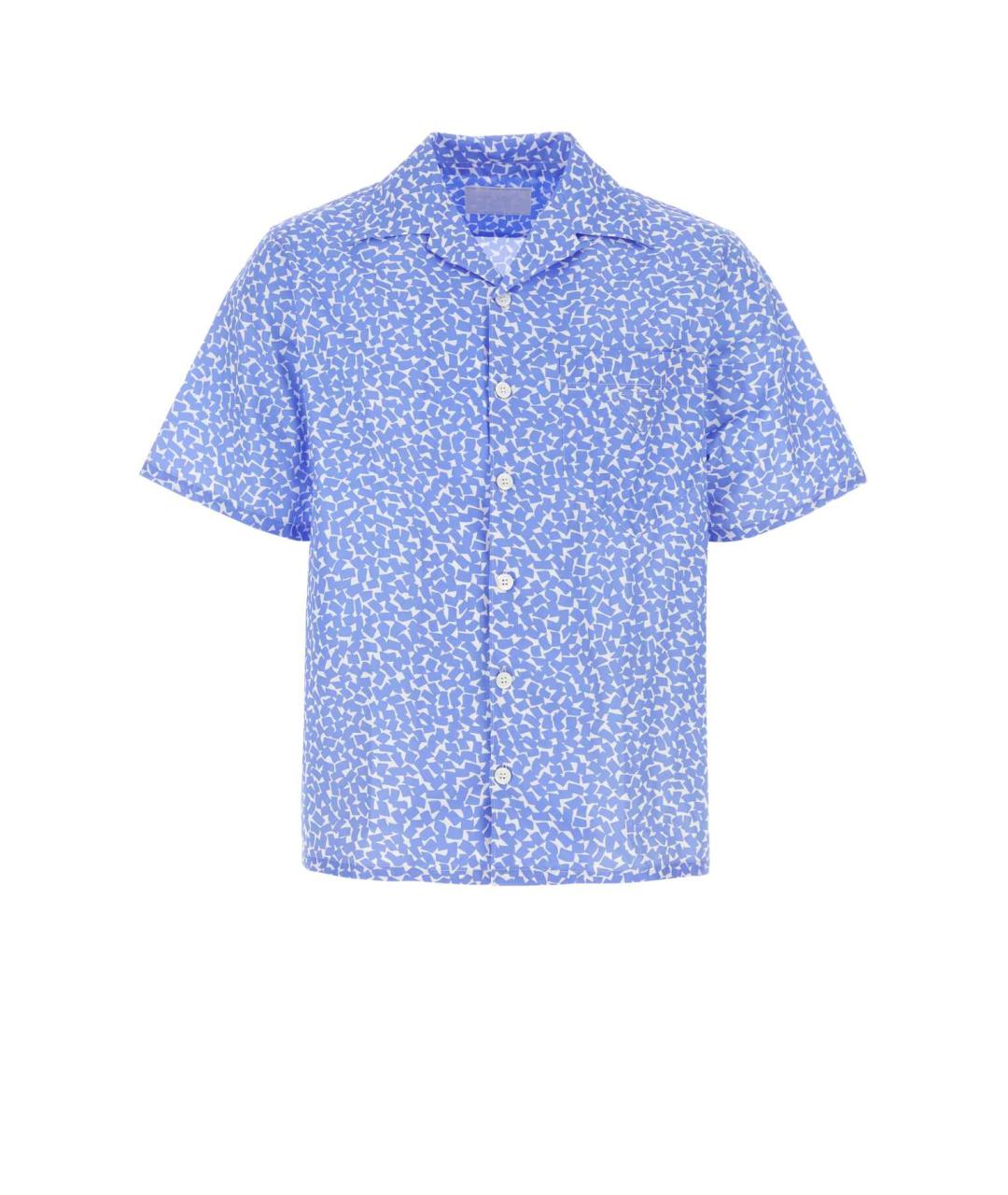 PRADA Голубая хлопковая кэжуал рубашка, фото 1
