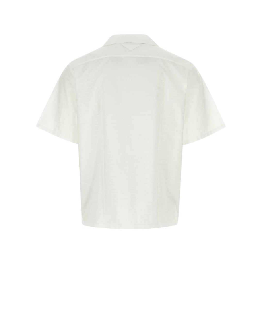 PRADA Белая хлопковая кэжуал рубашка, фото 2