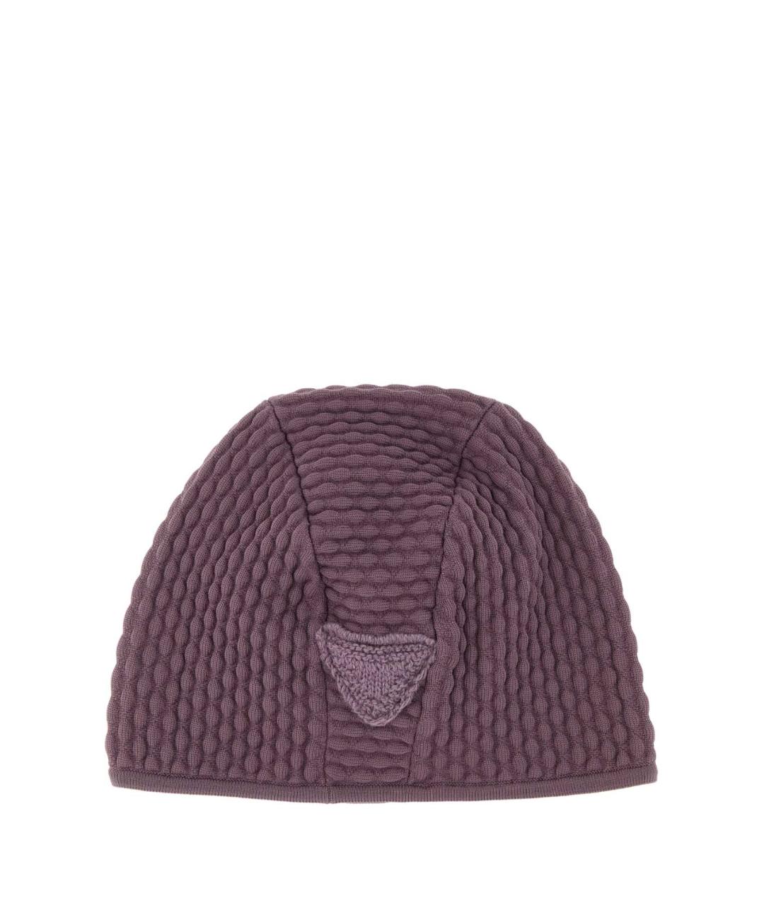 PRADA Фиолетовая шапка, фото 2