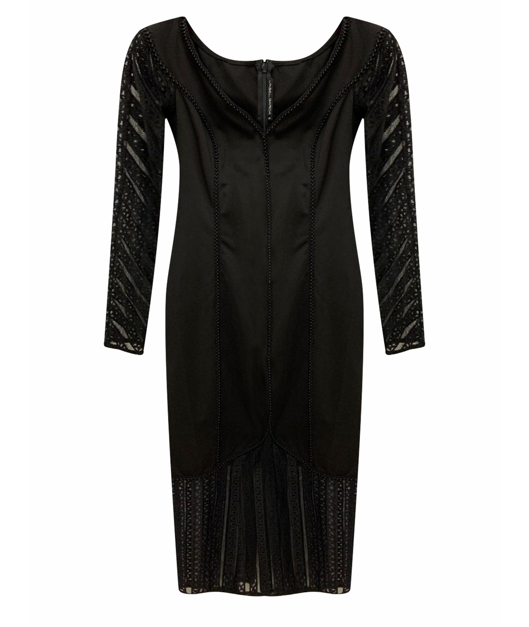 ISABEL SANCHIS Черное кружевное вечернее платье, фото 1