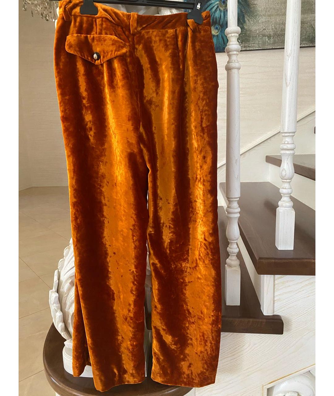 BOHEMIQUE Оранжевый вискозный костюм с брюками, фото 8