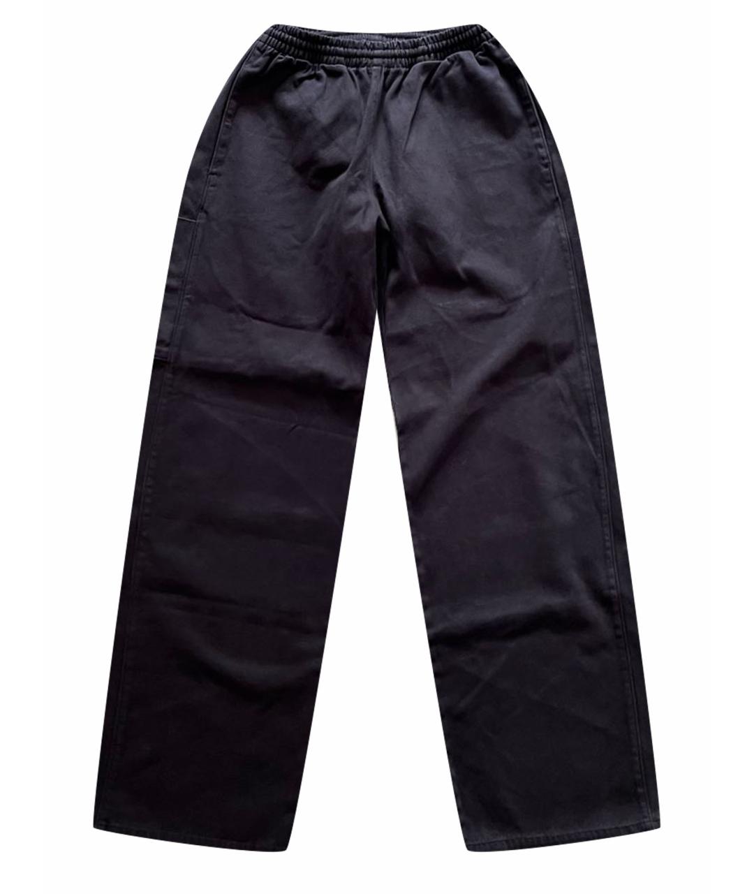 YEEZY Черные хлопковые повседневные брюки, фото 1