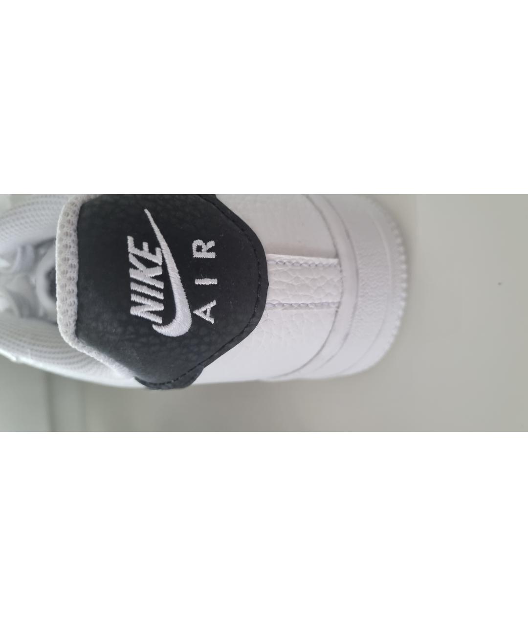 NIKE Белые кожаные кроссовки, фото 4