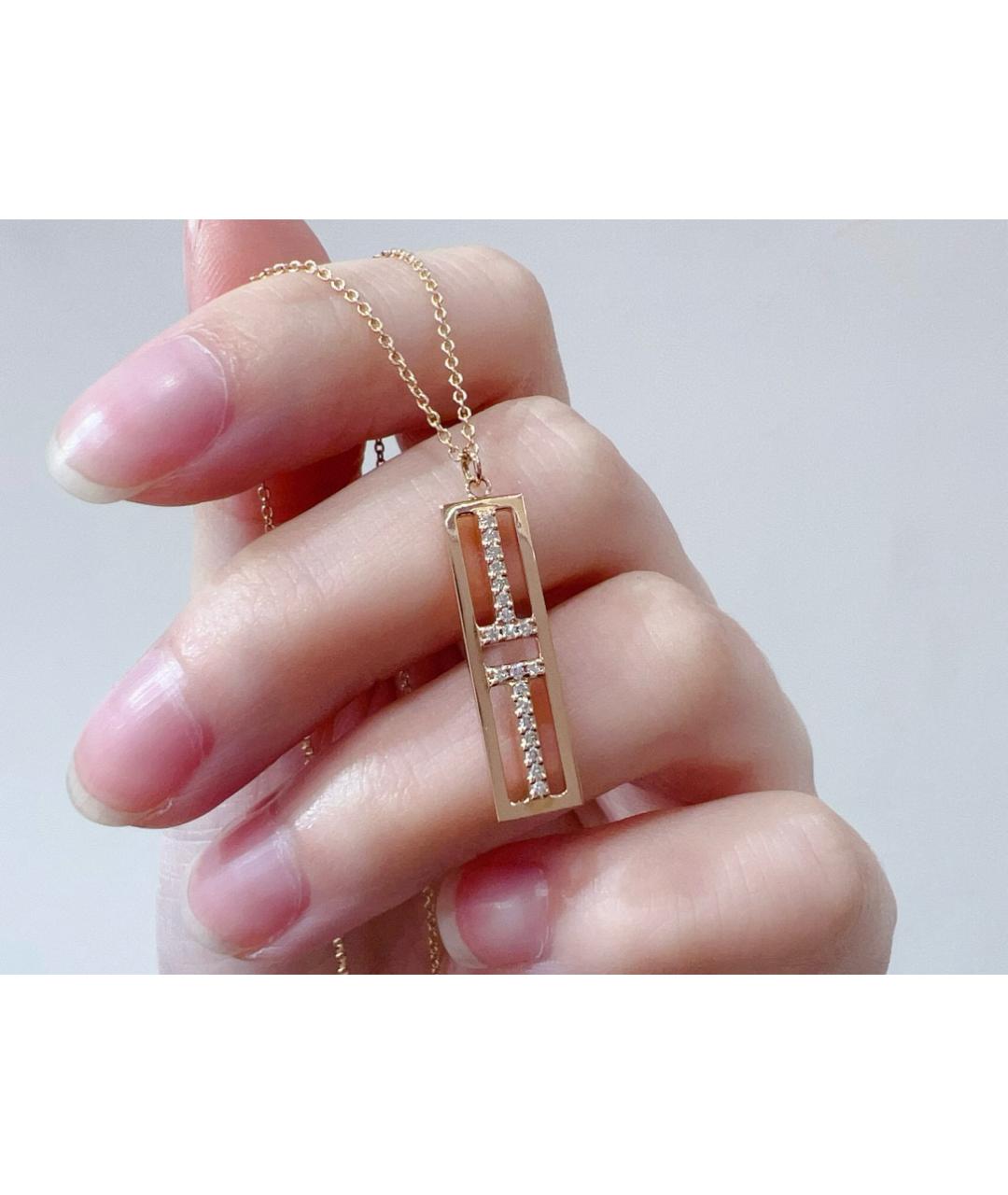 TIFFANY&CO Золотая подвеска из розового золота, фото 4