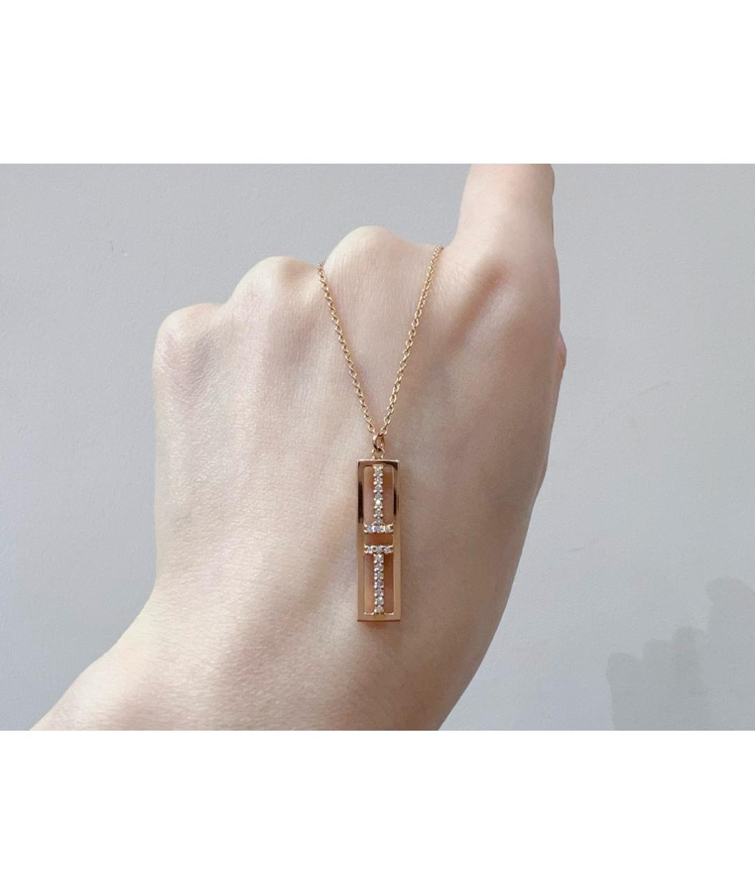 TIFFANY&CO Золотая подвеска из розового золота, фото 3