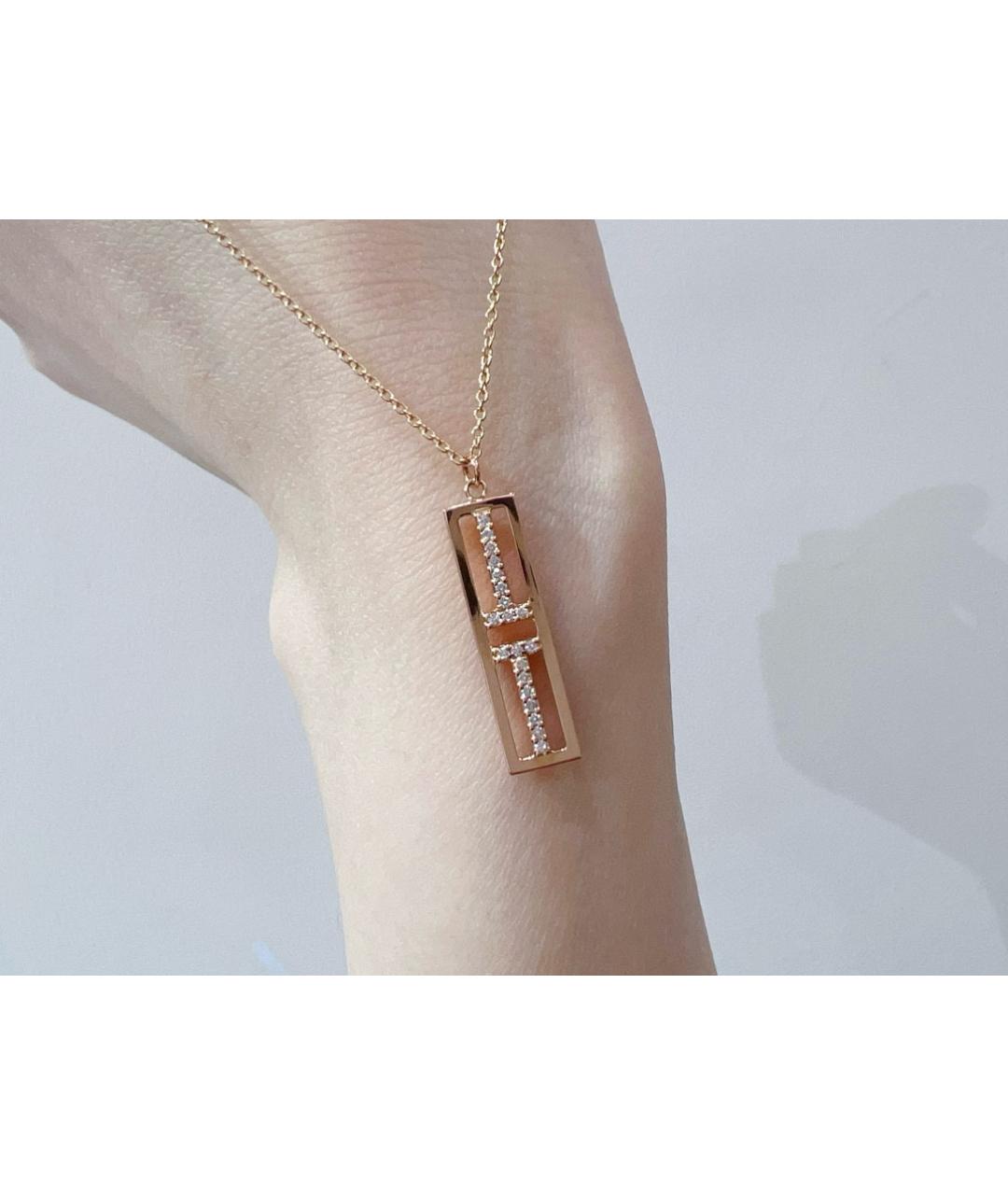 TIFFANY&CO Золотая подвеска из розового золота, фото 7