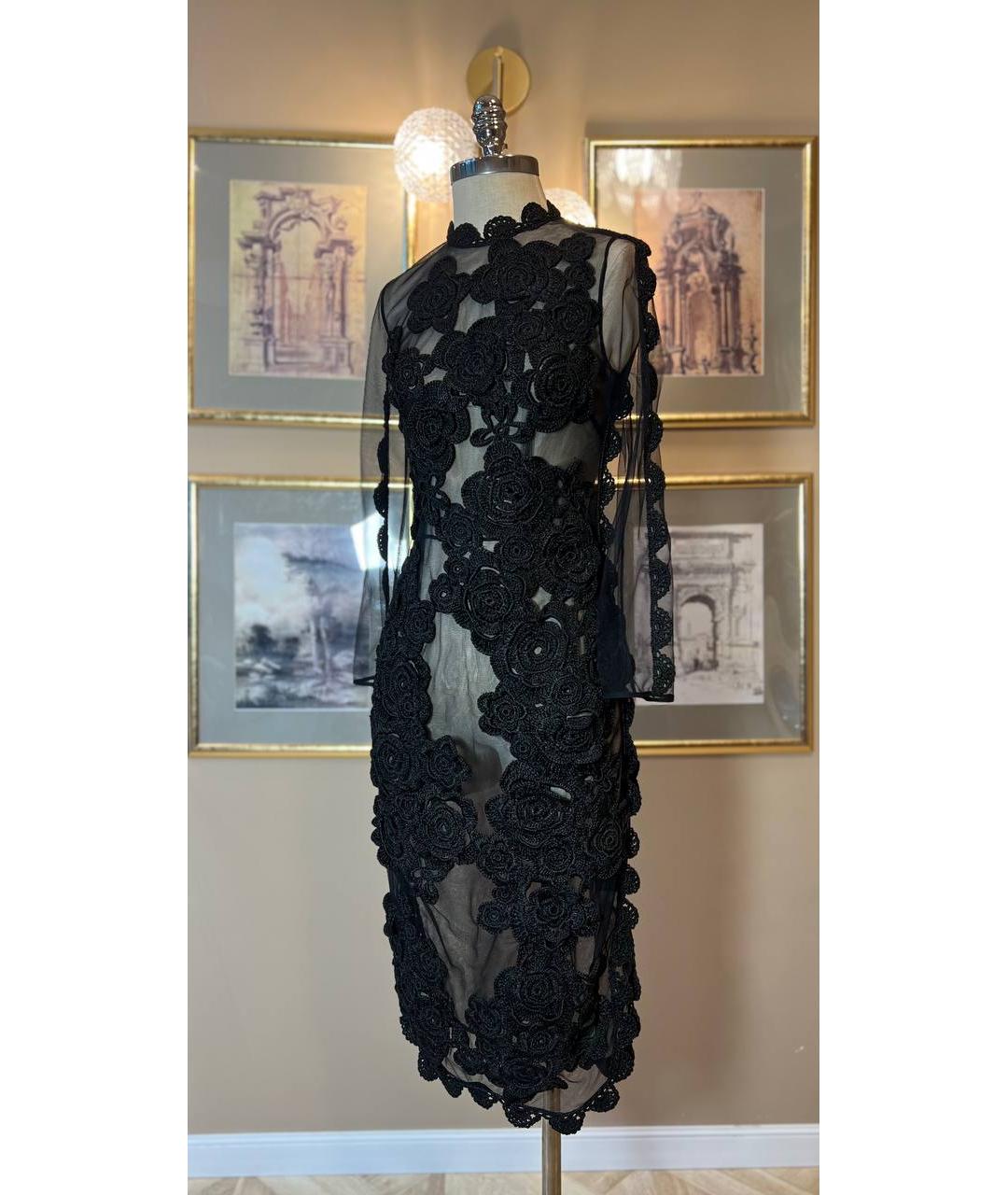 SIMONE ROCHA Черное коктейльное платье, фото 6
