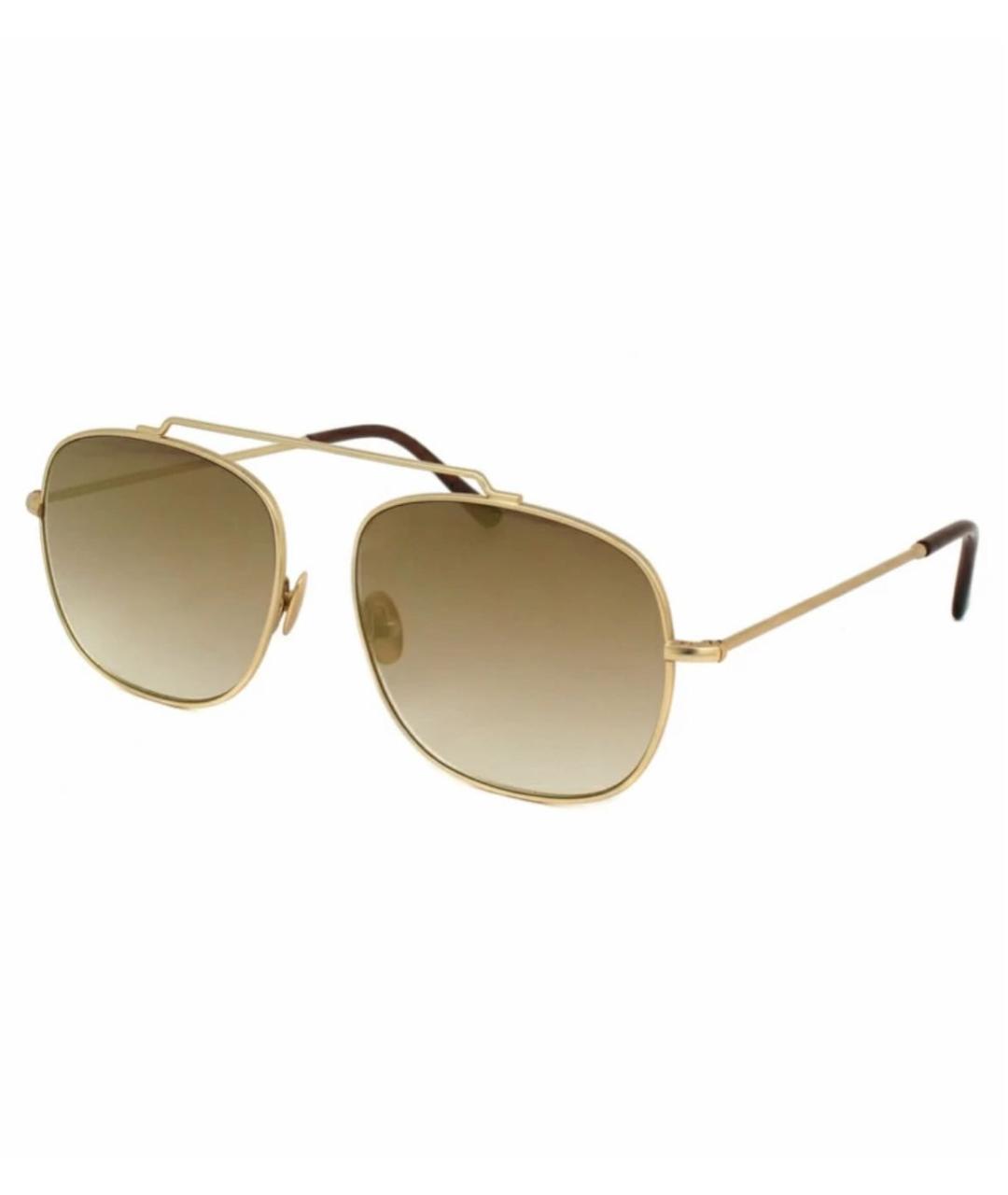 SPEKTRE Золотые металлические солнцезащитные очки, фото 1