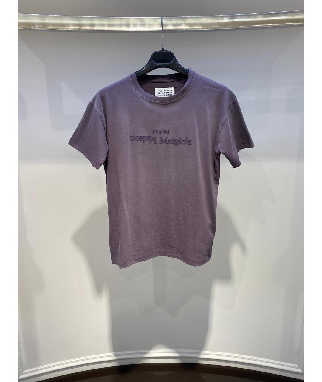 MAISON MARGIELA Фиолетовая футболка, фото 2