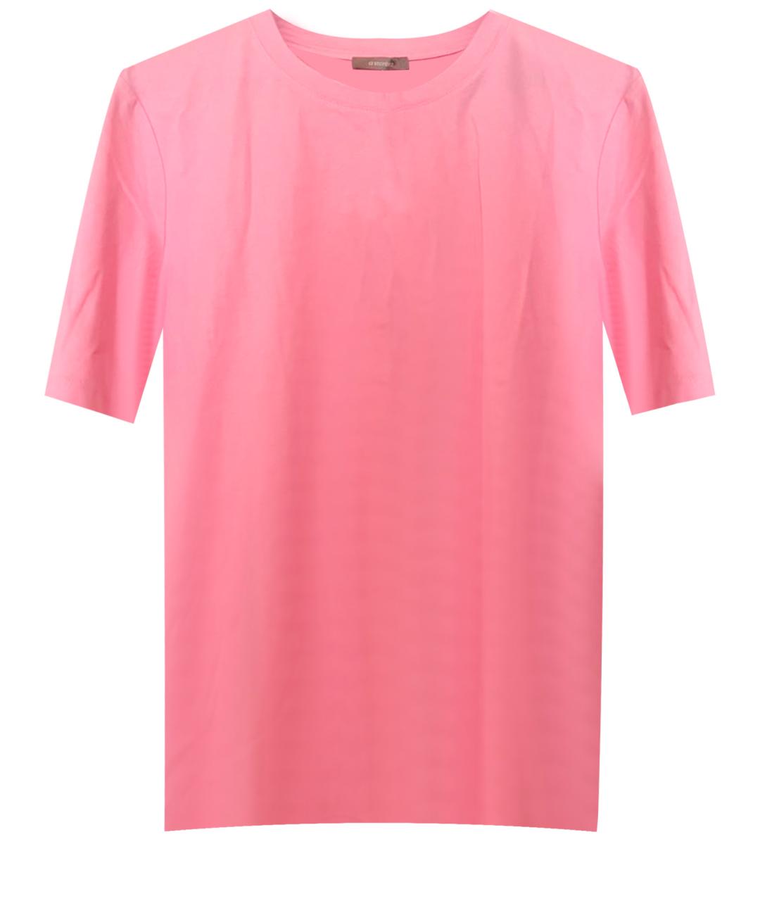 12 STOREEZ Розовая хлопковая футболка, фото 1