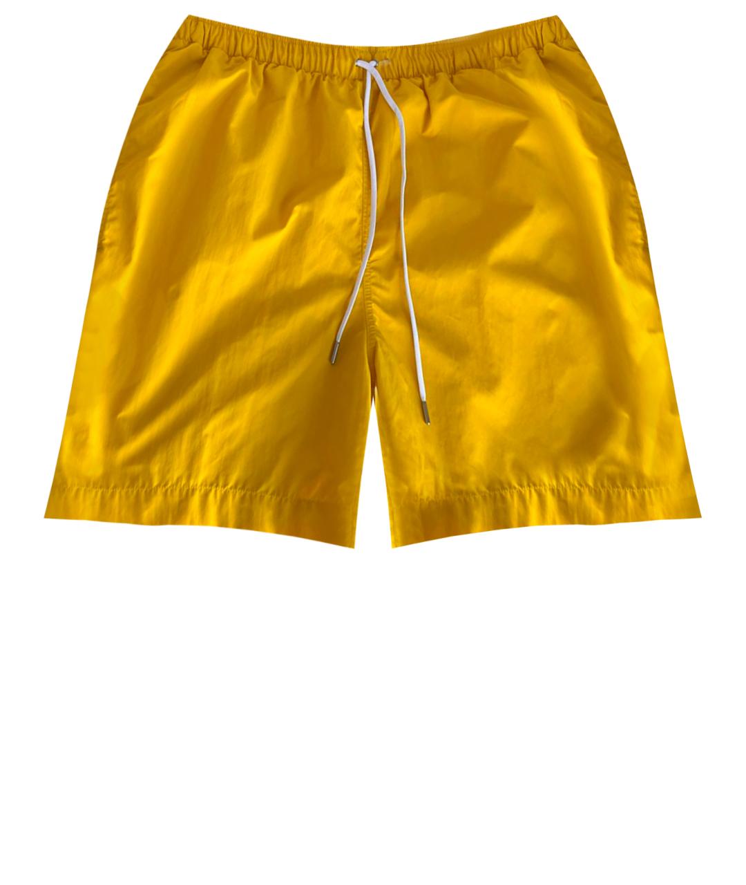 HERMES PRE-OWNED Желтые полиамидовые шорты, фото 1