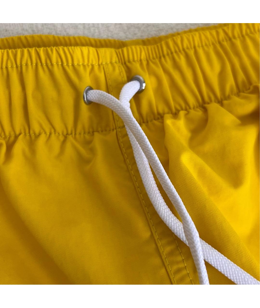 HERMES PRE-OWNED Желтые полиамидовые шорты, фото 4