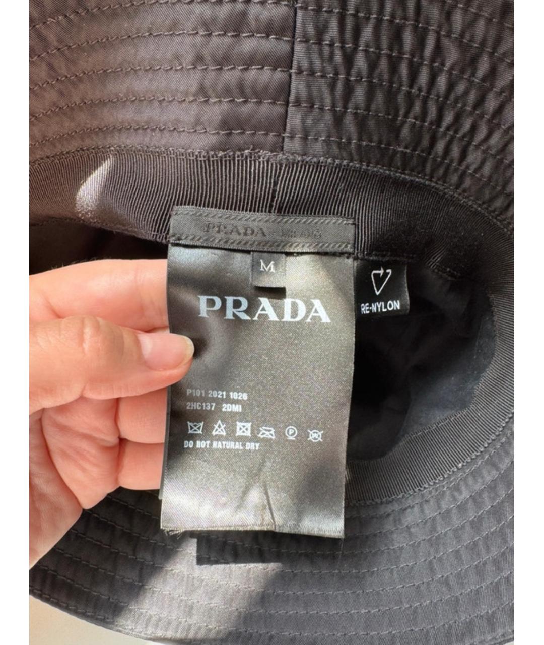 PRADA Черная панама, фото 4