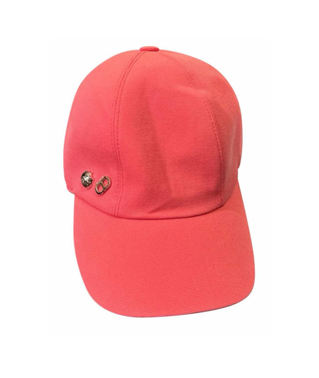 HERMES PRE-OWNED Розовая хлопковая кепка, фото 7