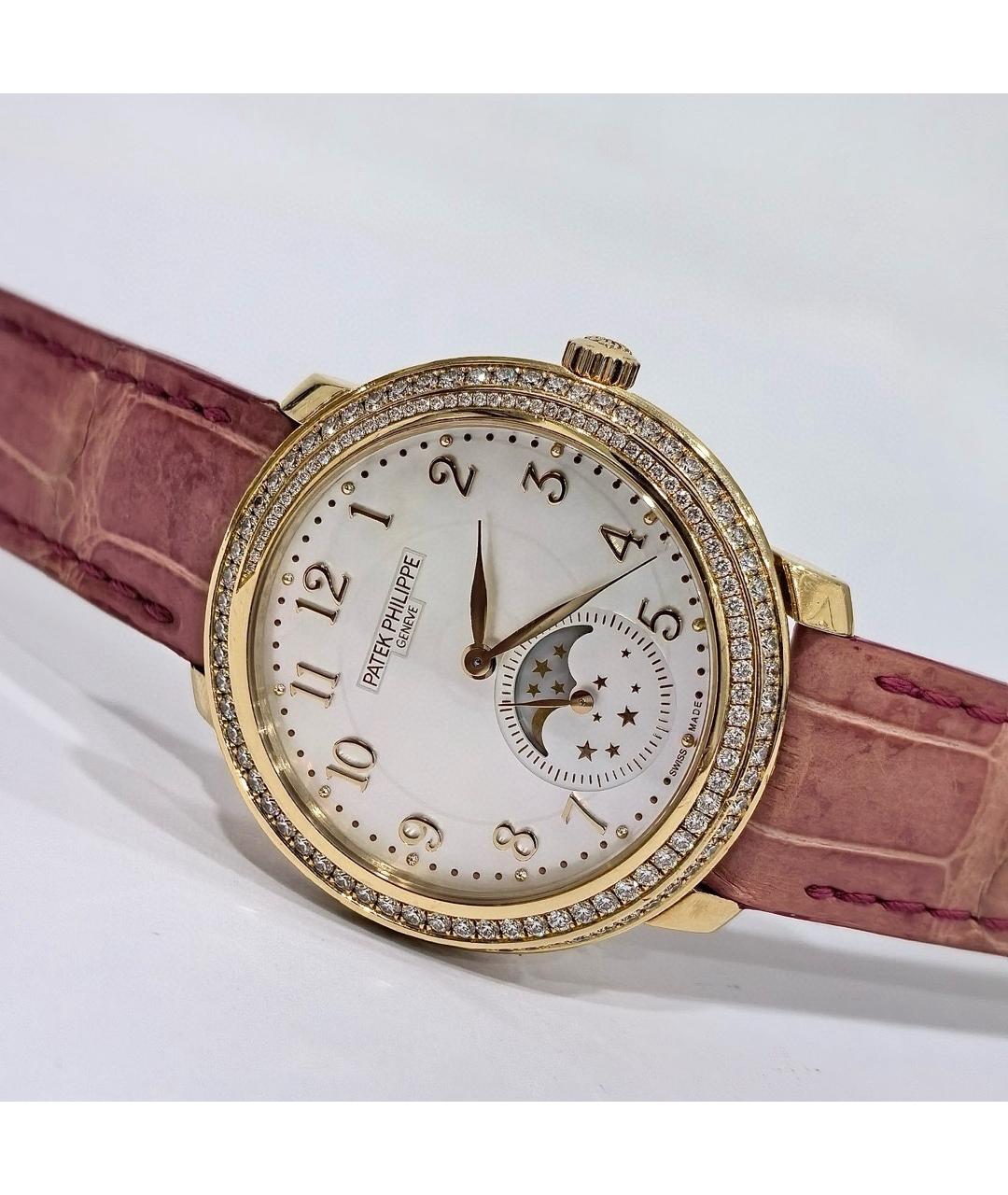 PATEK PHILIPPE Белые часы из розового золота, фото 2