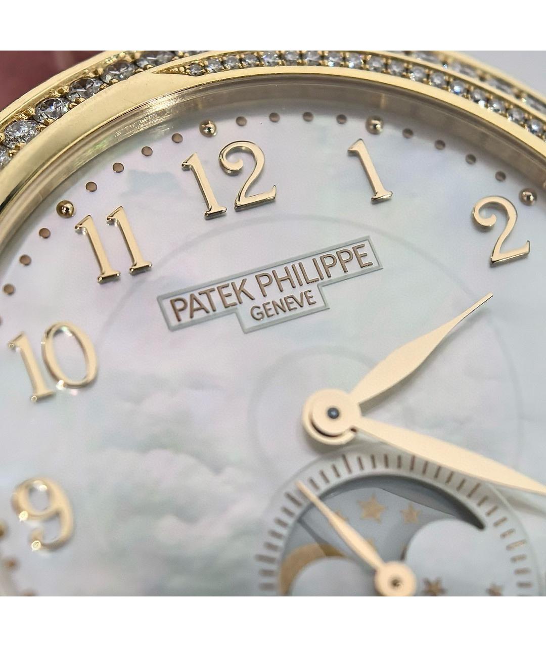 PATEK PHILIPPE Белые часы из розового золота, фото 4