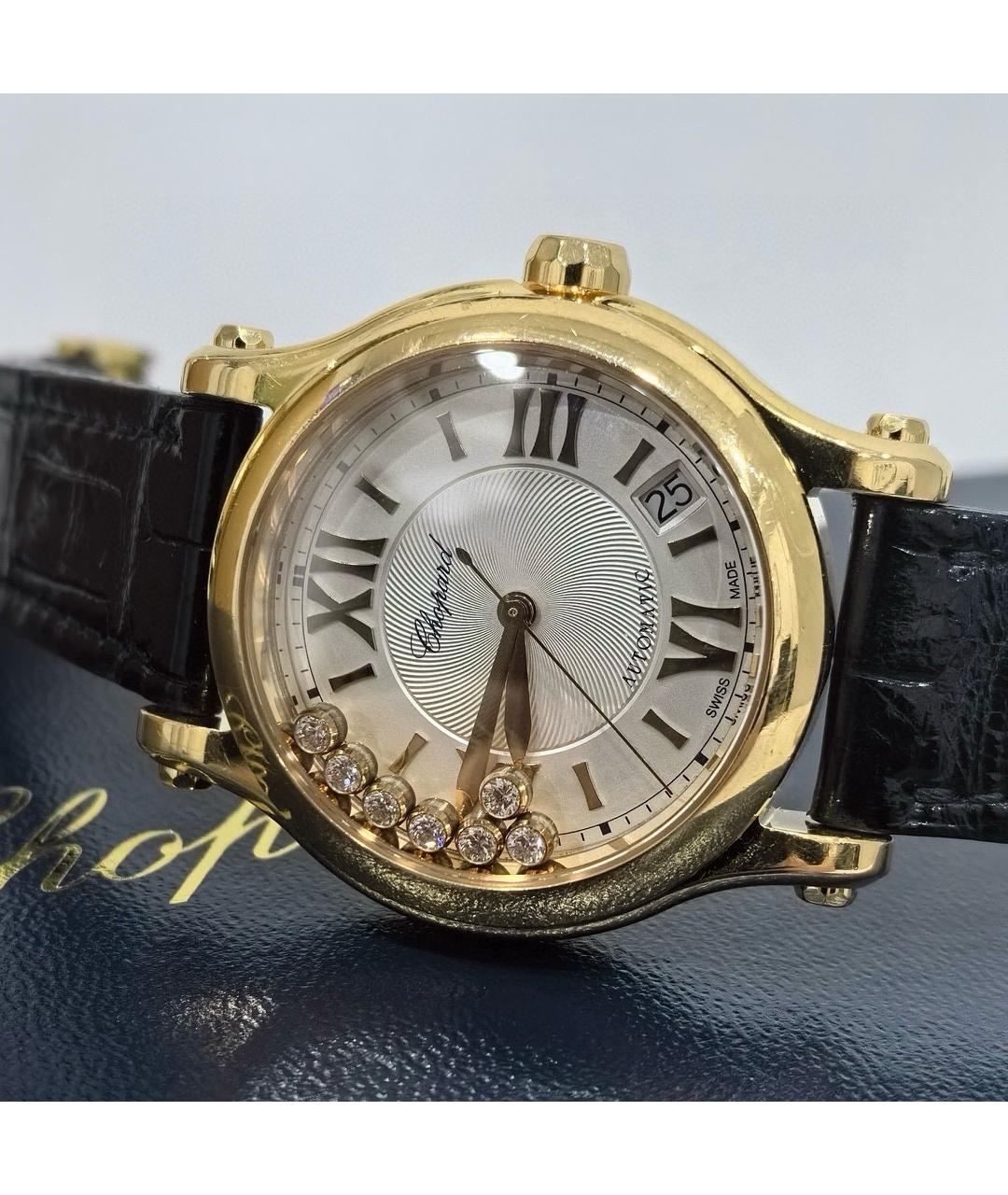 CHOPARD Белые часы из розового золота, фото 2