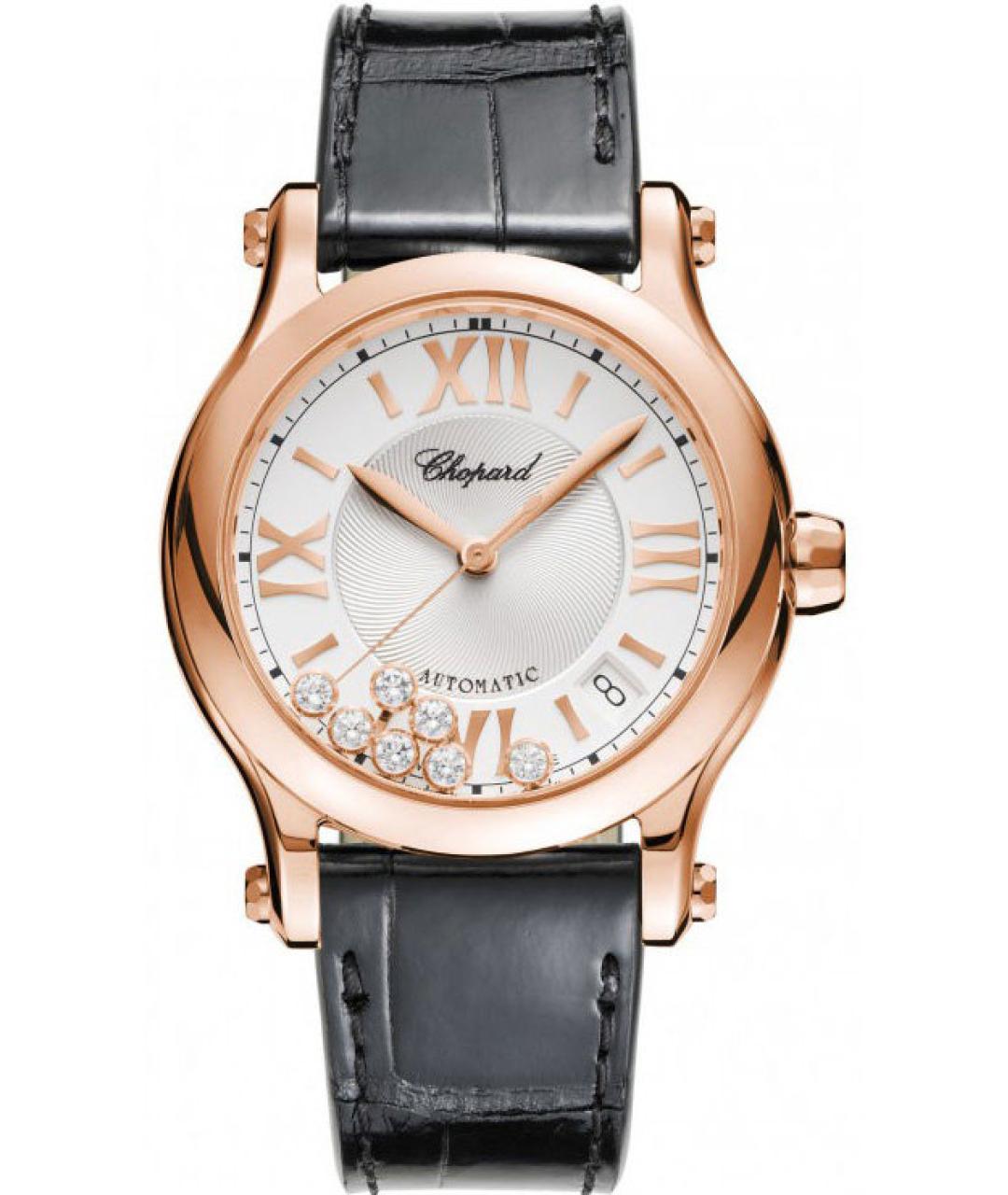 CHOPARD Белые часы из розового золота, фото 1