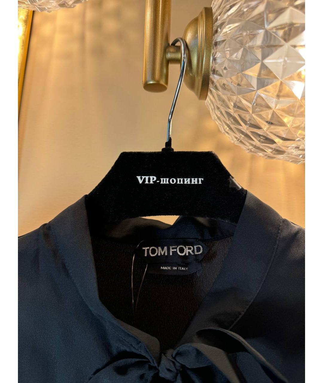 TOM FORD Черная полиэстеровая блузы, фото 3