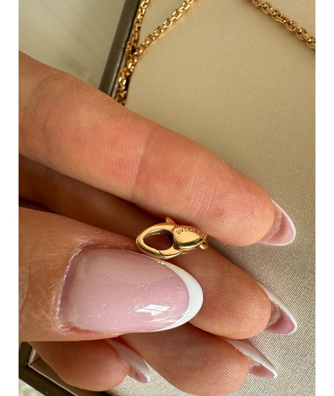 BVLGARI Золотое колье из розового золота, фото 6