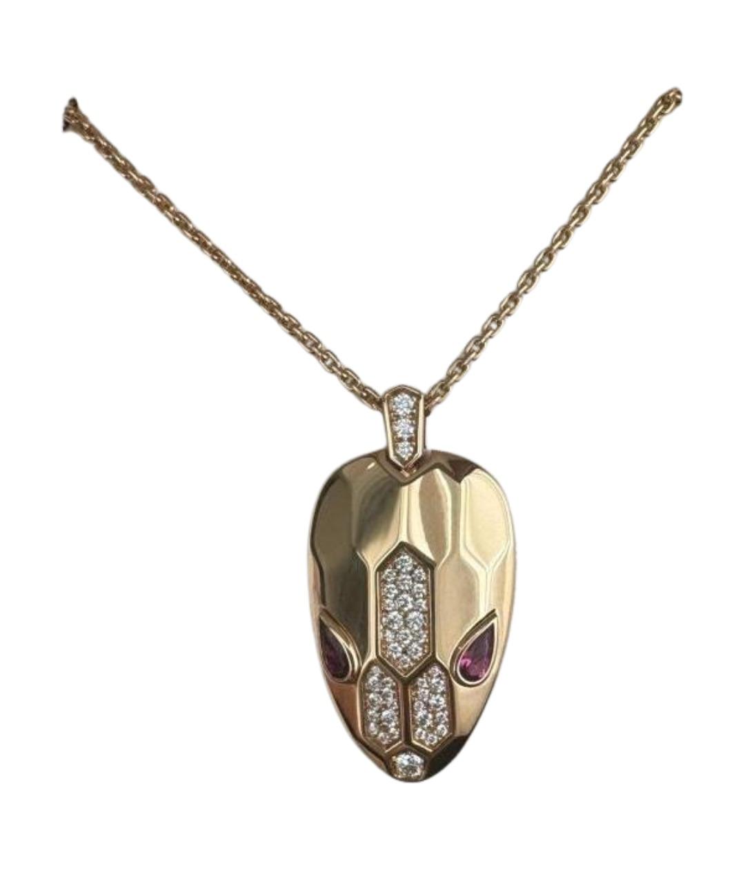 BVLGARI Золотое колье из розового золота, фото 1