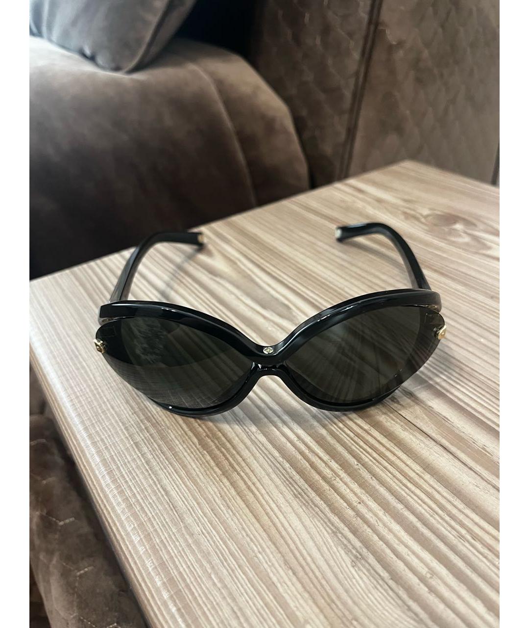 LOUIS VUITTON PRE-OWNED Черные солнцезащитные очки, фото 5