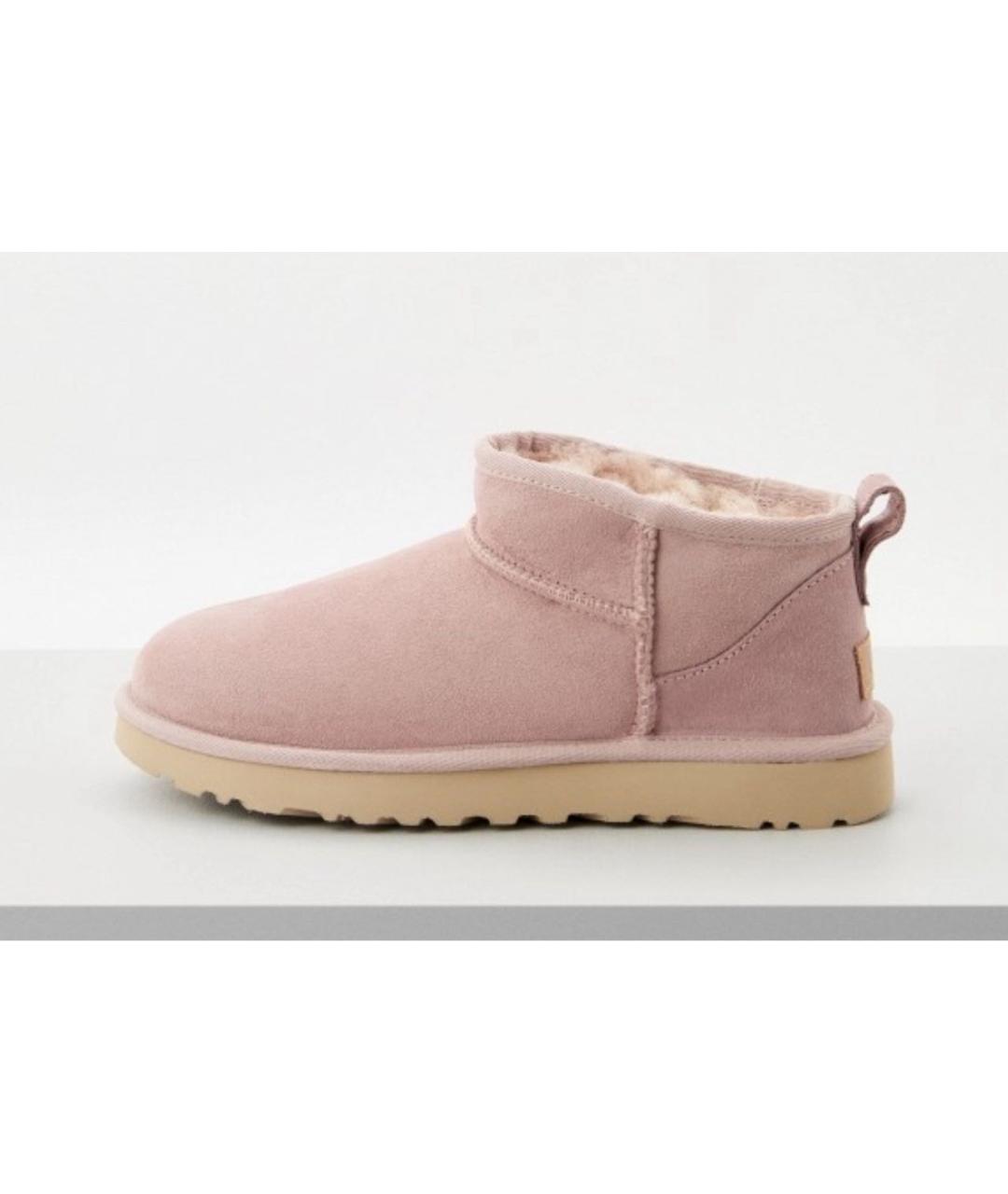 UGG AUSTRALIA Розовые замшевые брогги и оксфорды, фото 2