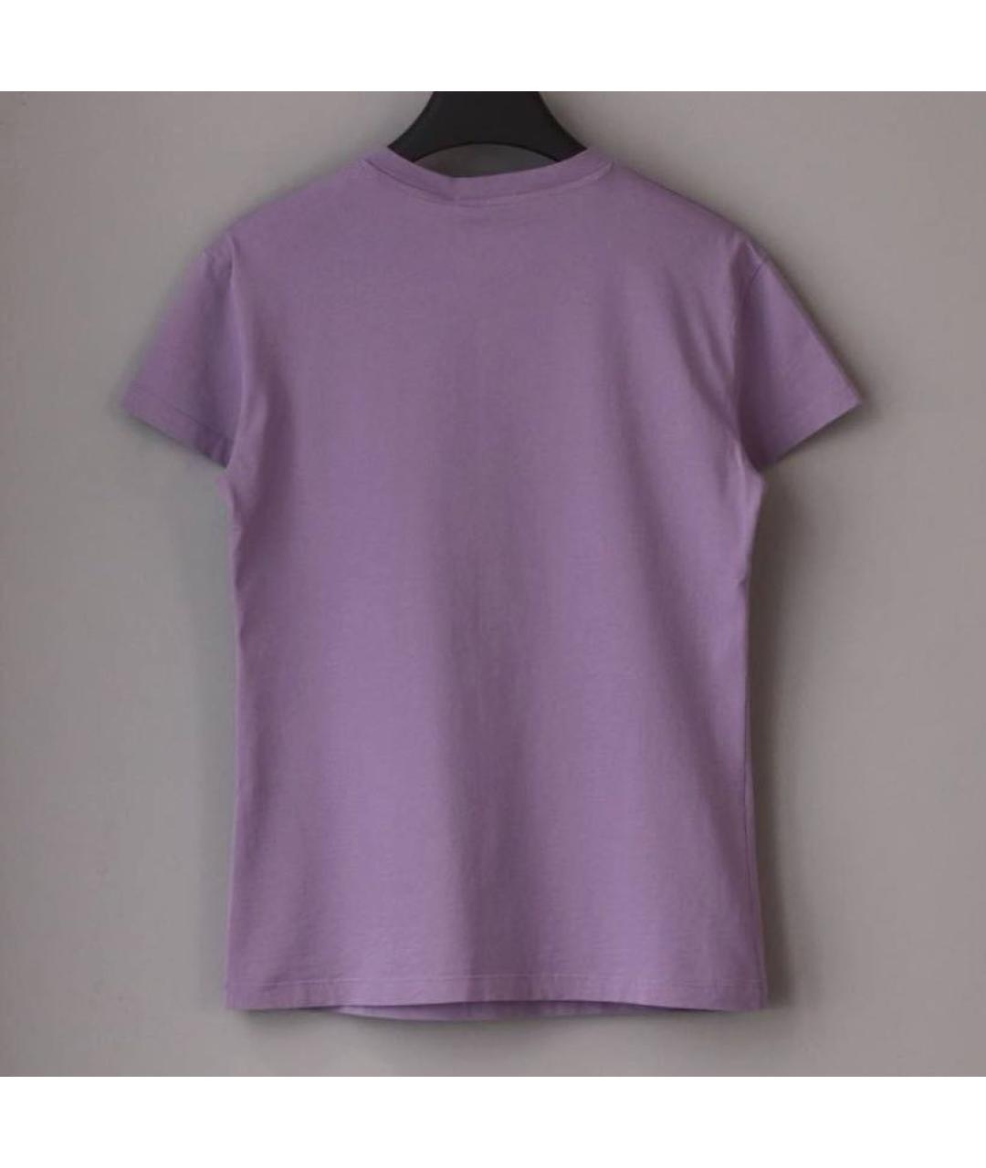 MIU MIU Фиолетовая футболка, фото 3