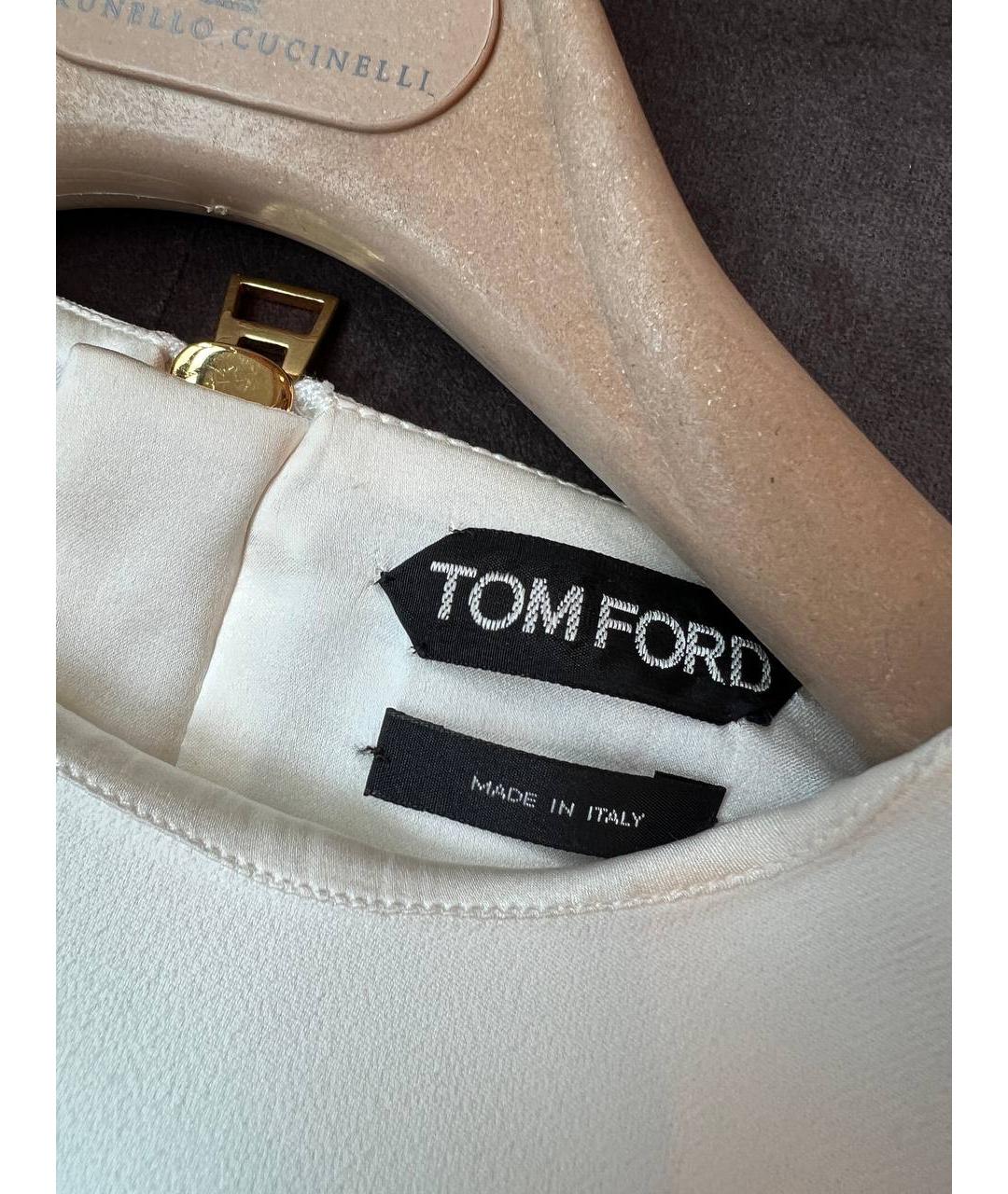 TOM FORD Белое вечернее платье, фото 4