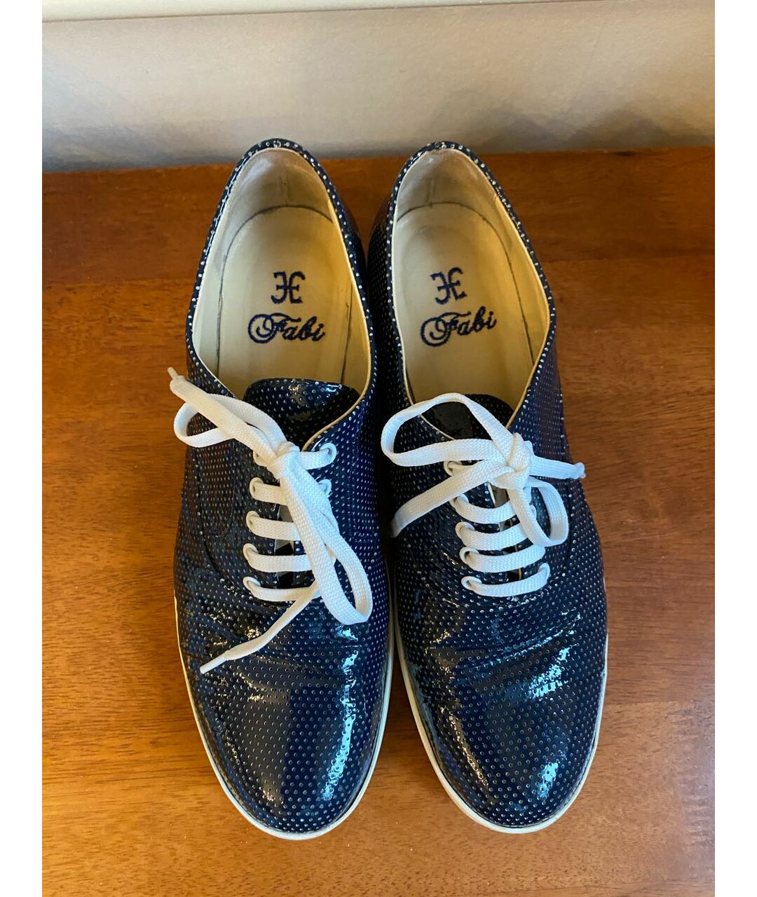 FABI Синие кожаные ботинки, фото 2