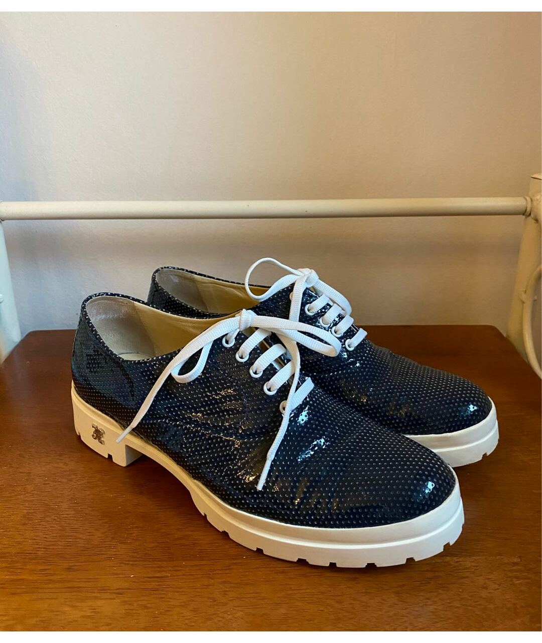 FABI Синие кожаные ботинки, фото 6
