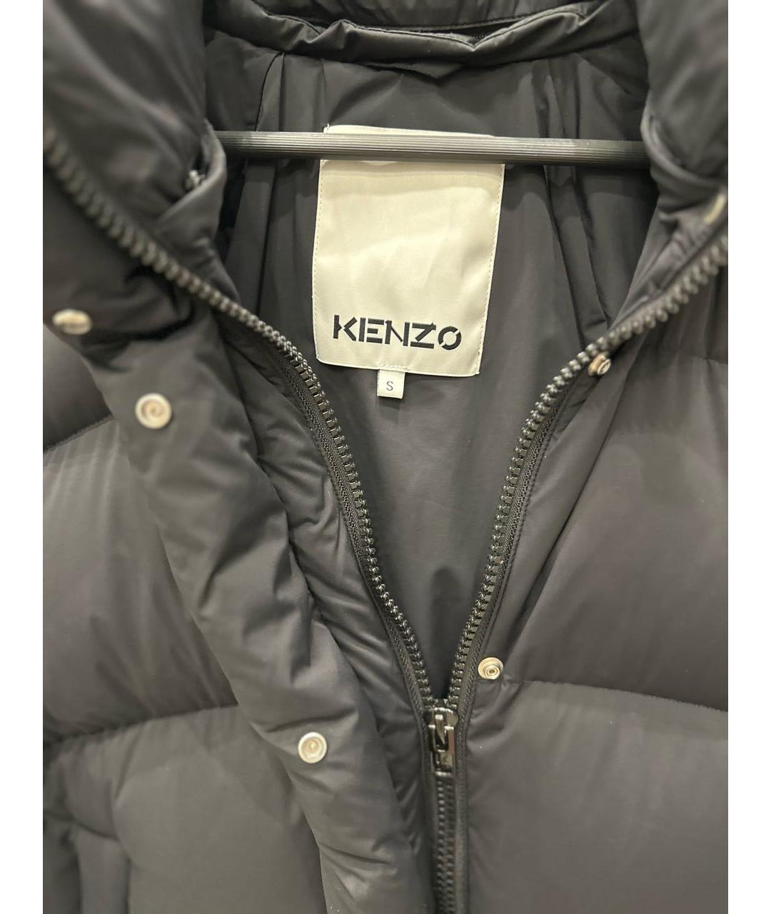 KENZO Черный пуховик, фото 3