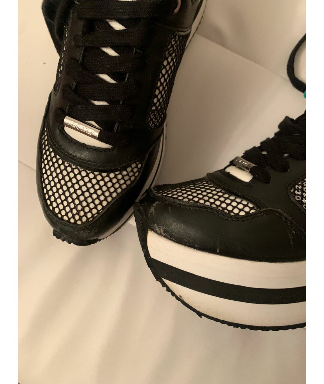 DKNY Черные текстильные кроссовки, фото 3