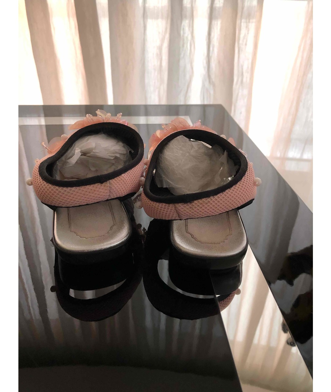 CHRISTIAN DIOR PRE-OWNED Розовые синтетические сандалии, фото 4