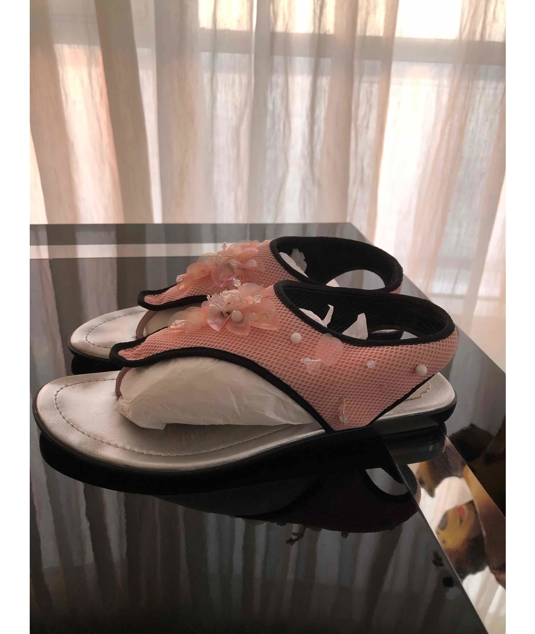 CHRISTIAN DIOR PRE-OWNED Розовые синтетические сандалии, фото 2
