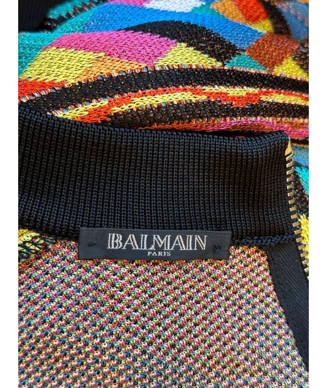 BALMAIN Мульти вискозное платье, фото 3