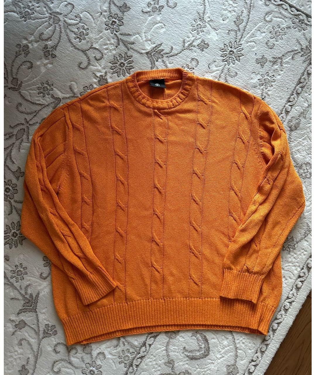 BOGNER Оранжевый хлопковый джемпер / свитер, фото 7