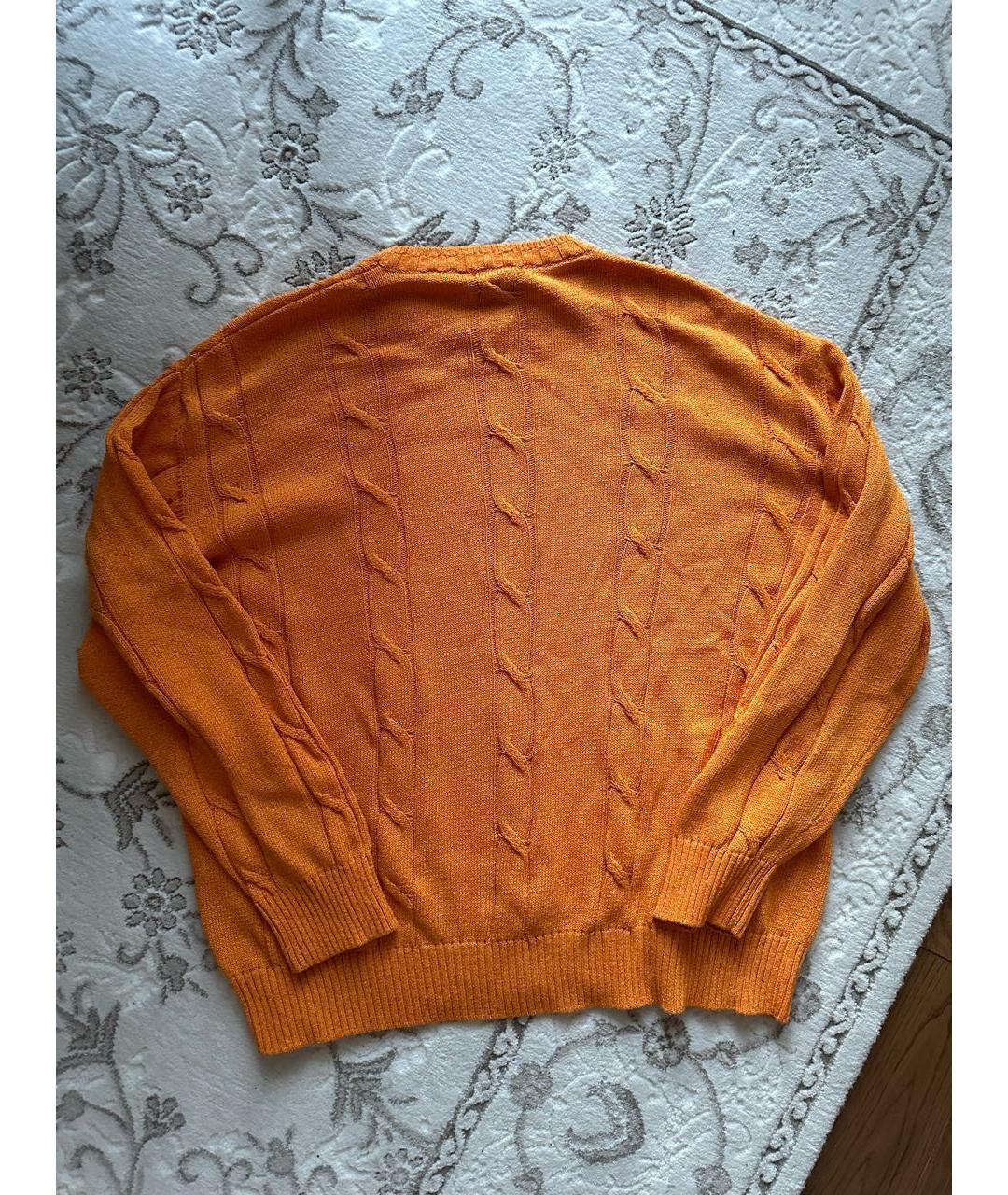 BOGNER Оранжевый хлопковый джемпер / свитер, фото 2