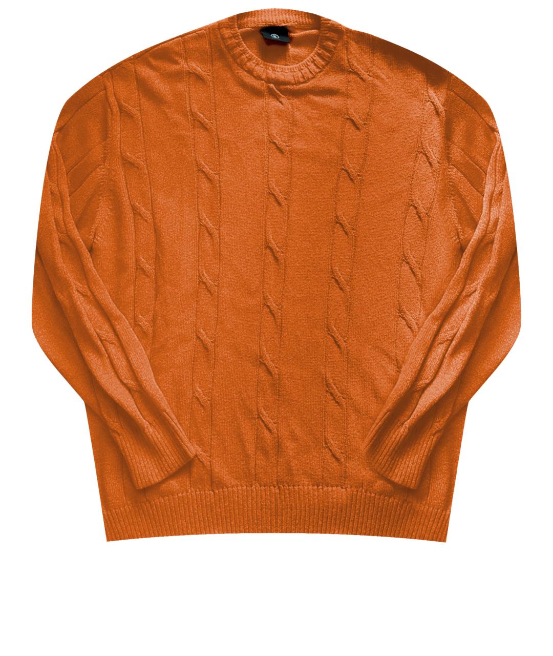 BOGNER Оранжевый хлопковый джемпер / свитер, фото 1