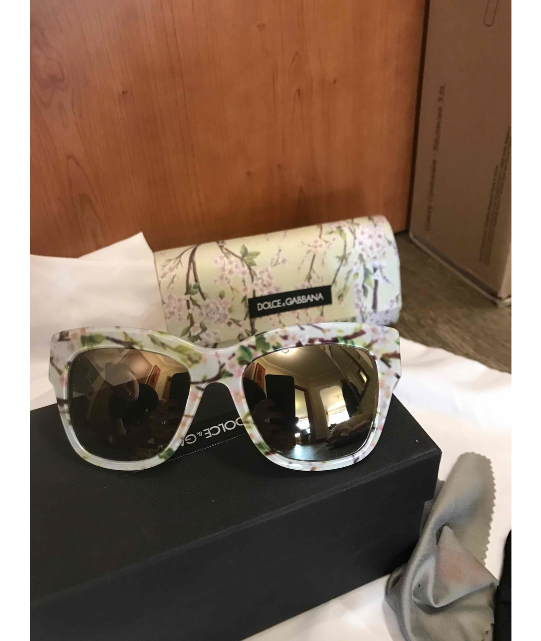 DOLCE&GABBANA Мульти пластиковые солнцезащитные очки, фото 5