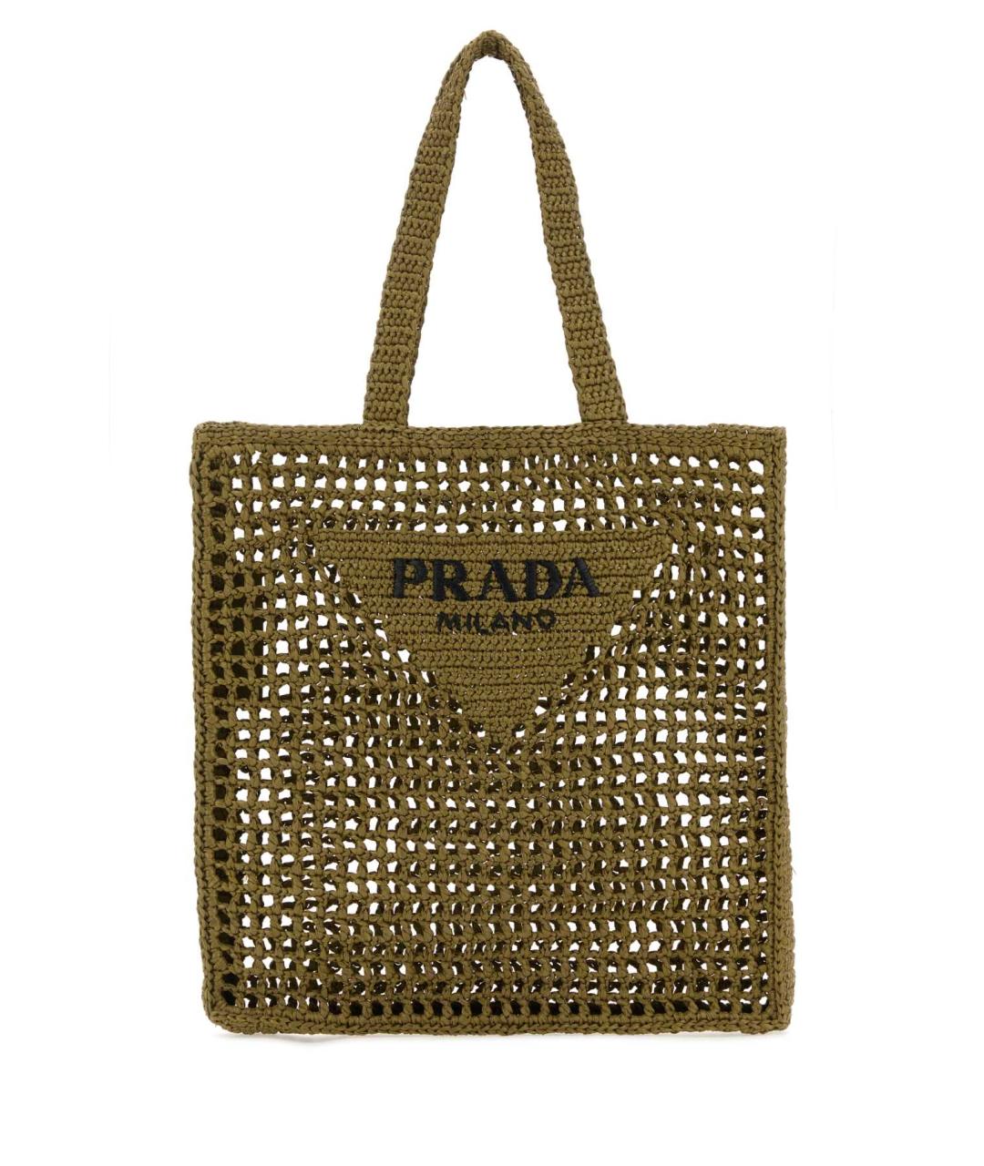 PRADA Зеленая сумка тоут, фото 1