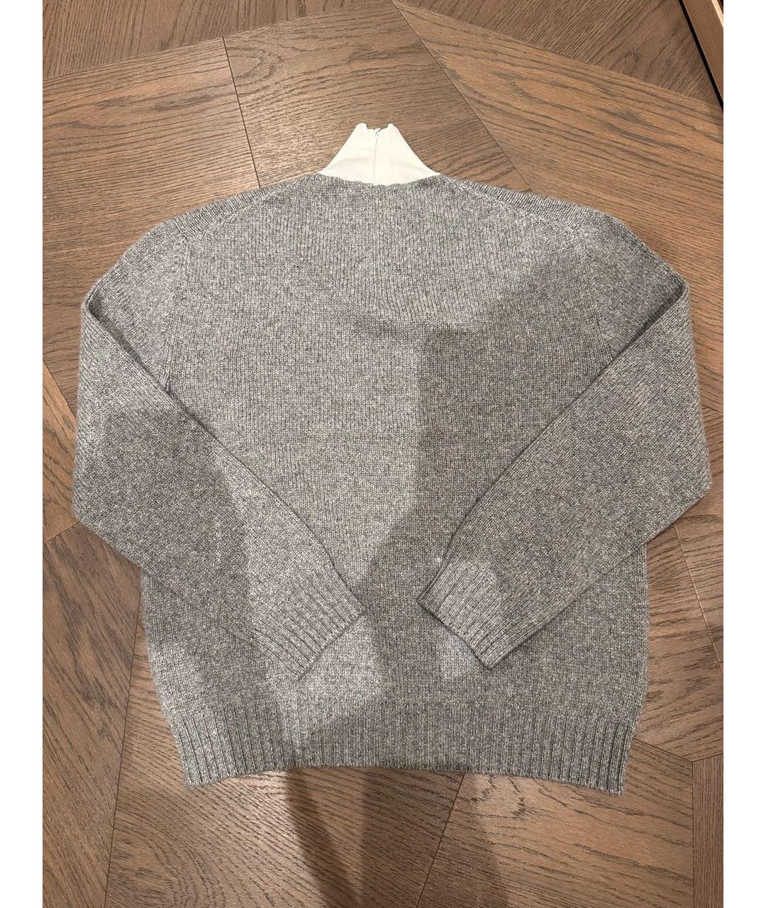 PRADA Серый кашемировый джемпер / свитер, фото 2