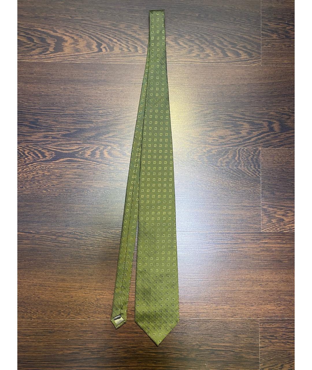 GIVENCHY Зеленый шелковый галстук, фото 8