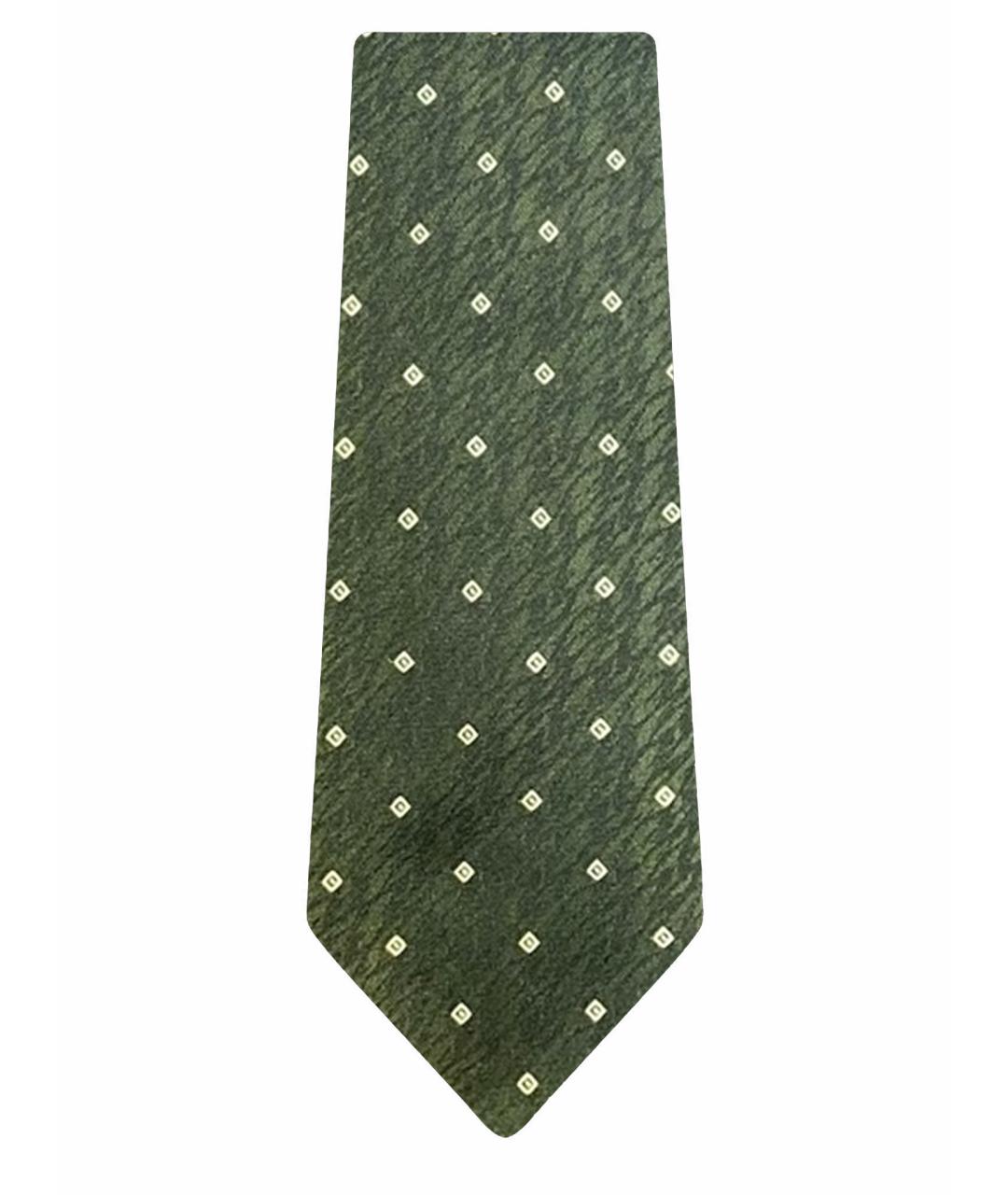 GIVENCHY Зеленый шелковый галстук, фото 1